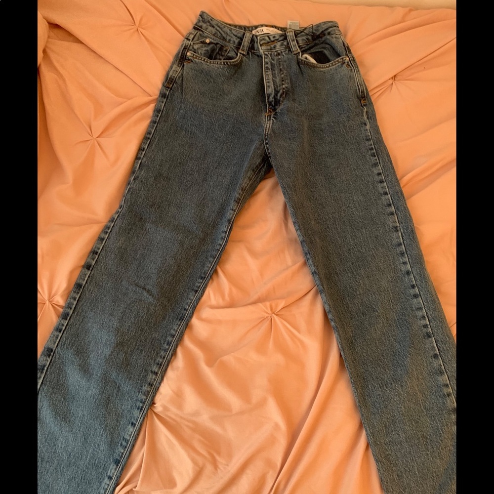 Zara mom jeans